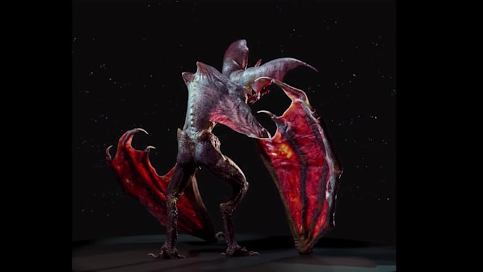 Sculpt batcreature unity, ue rig, roblox zombie, marmoset texture ...