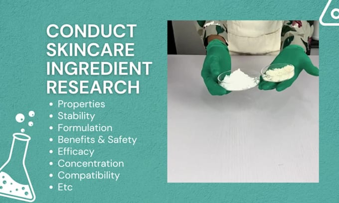 conduct skincare ingredient research