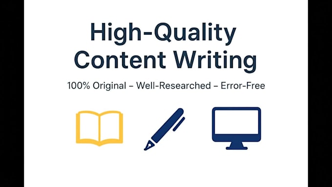 write technical, lifestyle, and cooking blogs for you