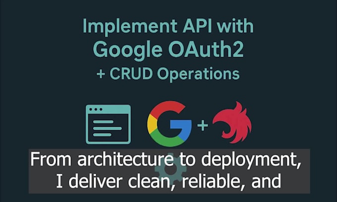 build a secure and scalable API with nodejs and nestjs fast delivery