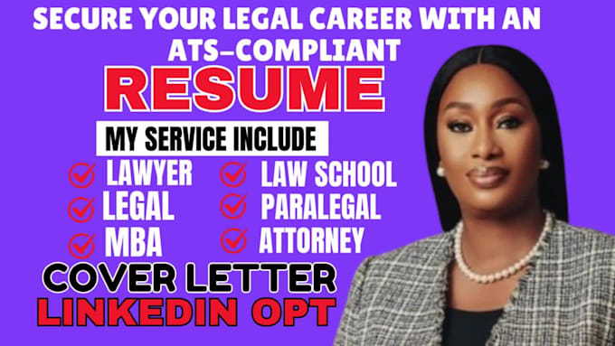 edit law, legal, lawyer, attorney, barrister, paralegal, MBA, law school resume