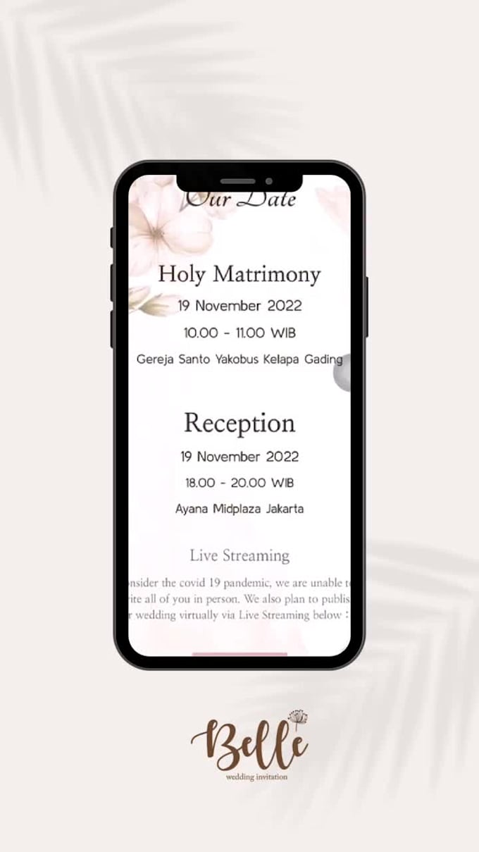 design custom wedding pdf invitation for you