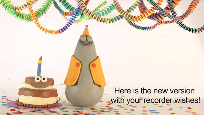 make this SWEET Happy Birthday video