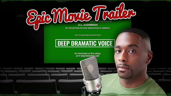 record a deep dramatic epic male trailer voice over