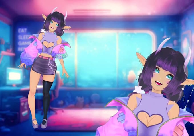 design and rig your custom live2d model for vtuber studio