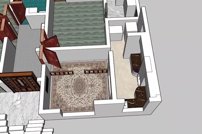 design 2d plans 3d elevations and interior for your building