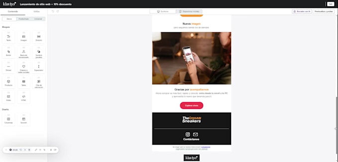 design strategic UX UI emails for ecommerce and apps