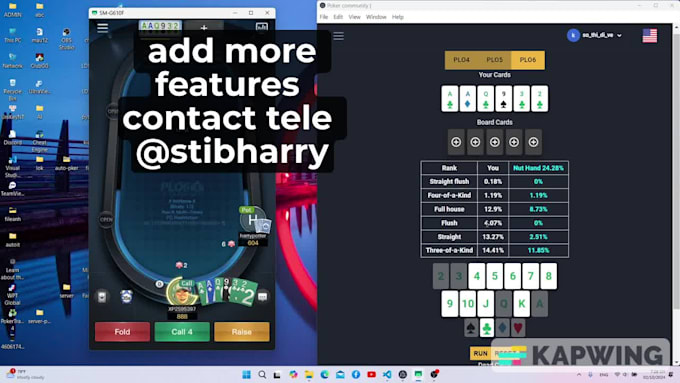 create a poker tool for omaha plo5 plo6 and short deck