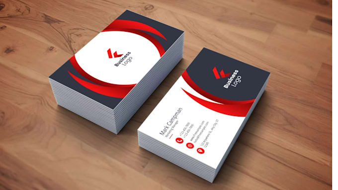 design simple, luxury, modern business card with qr code