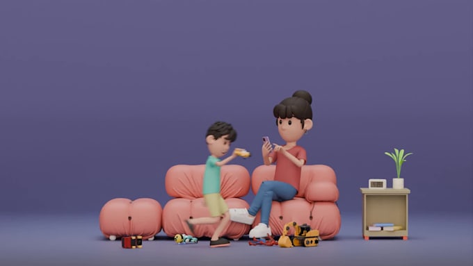 model and animate 3d characters