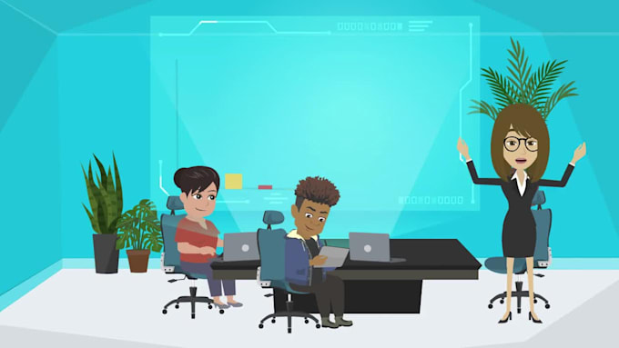create awsome 2d animation video