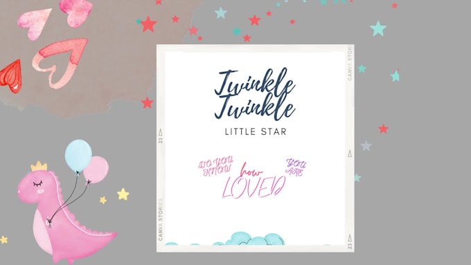 create attractive nursery poster wall art
