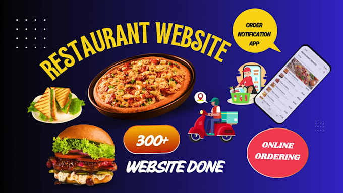 create a restaurant website with online food delivery system