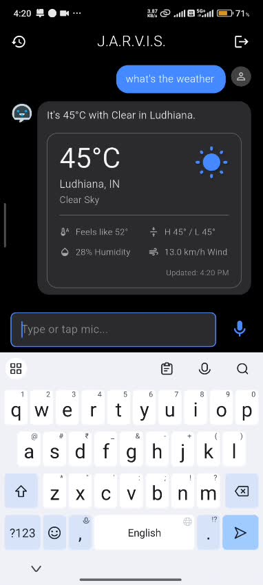 make a jarvisai app with flutter
