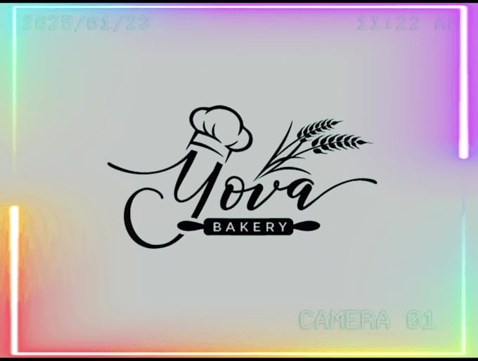 make an modern bakery, foods, cafe logo design