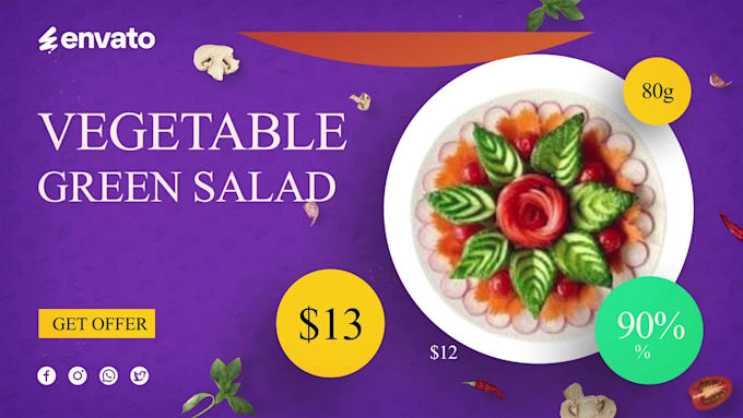 create professional food promo video to attract customers