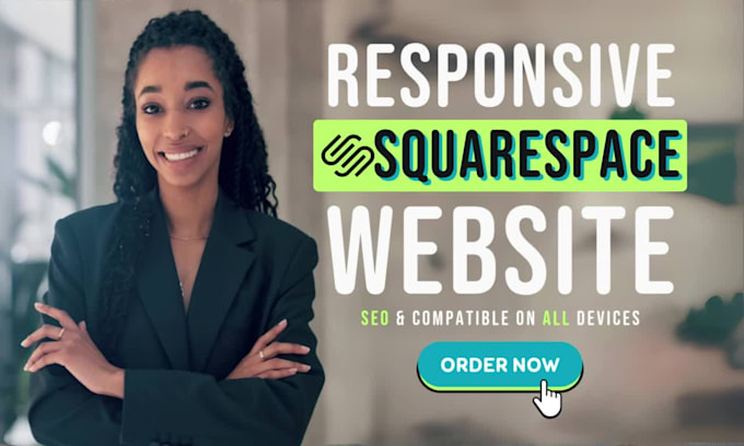 build or redesign a responsive squarespace website