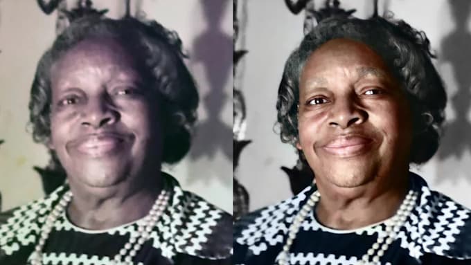 restore, enhance, upscale low quality photo