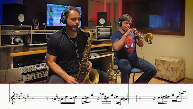 record an amazing horns session