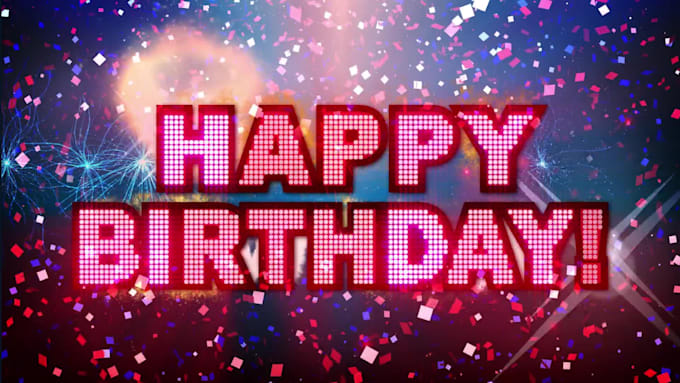 create happy new year wish or birthday wish