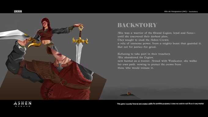 design high quality characters and concept art