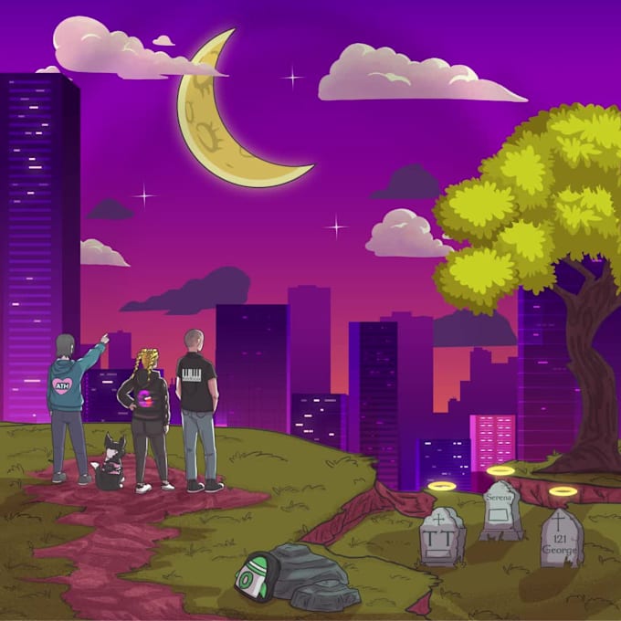 craft a mesmerizing lo fi illustration for your platform