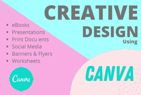 Create anything using canva by Sweet_lens | Fiverr