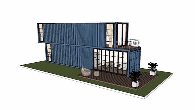modelado 3d arquitectónico en sketchup