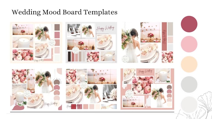 do a creative mood board templates for you