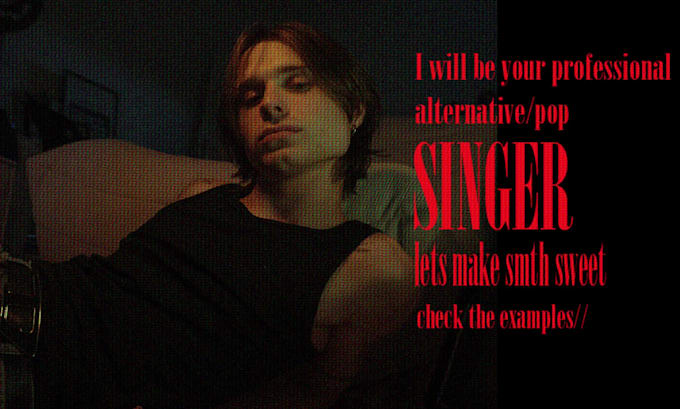 be your male singer, pop singer, alternative pop