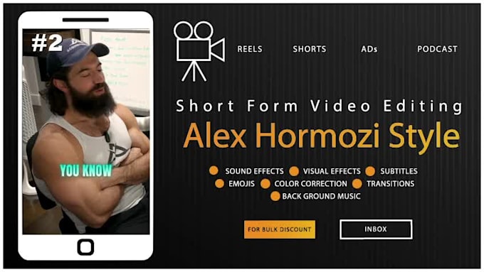 edit short form videos like alex hormozi