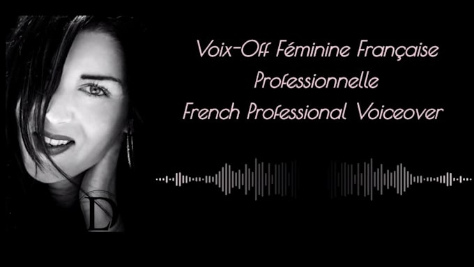 record a french female voice over pro audio