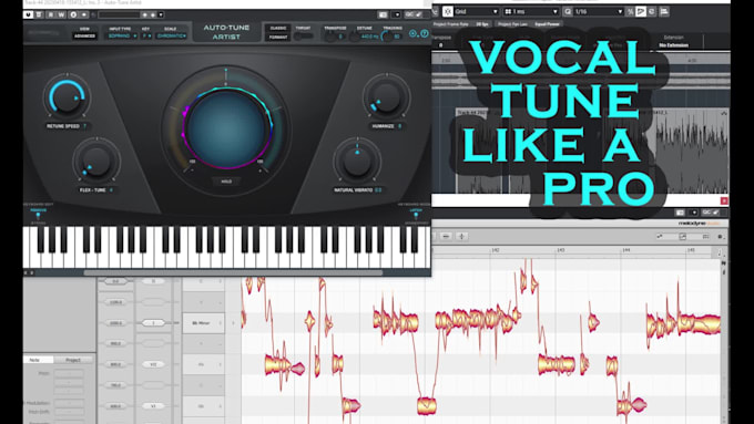 auto tune and manually tune your vocal make you professional