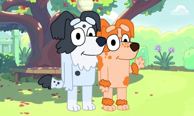 draw you in bluey style