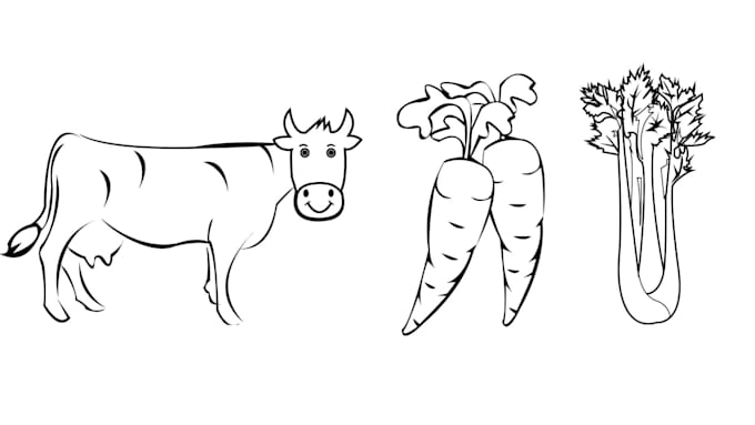 draw vector line art of any thing in 24hrs