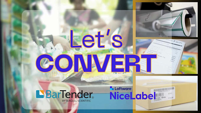 convert any files to bartender or nicelabel format