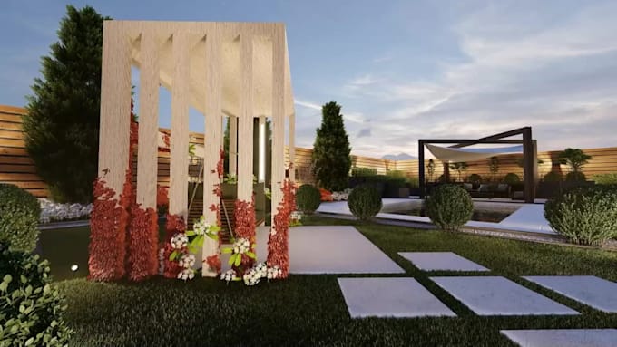 do landscape design, garden design and backyard design