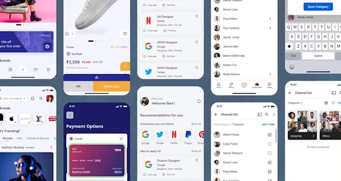 design mobile apps and websites