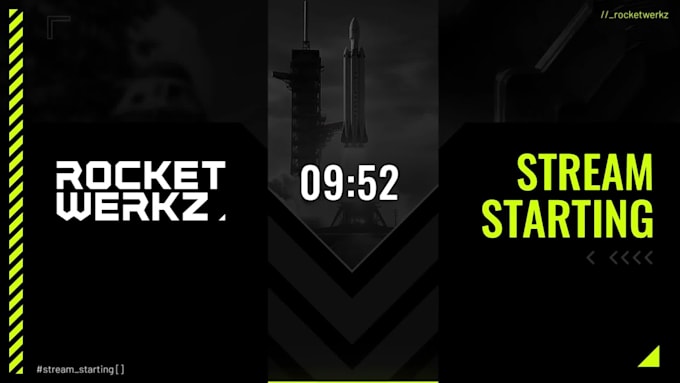 create an animated stream starting soon screen for twitch