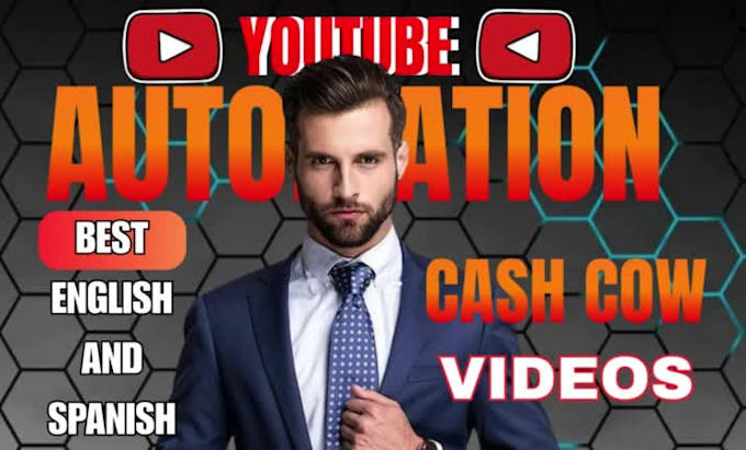 create youtube automation cash cow channel, english or spanish cash cow videos