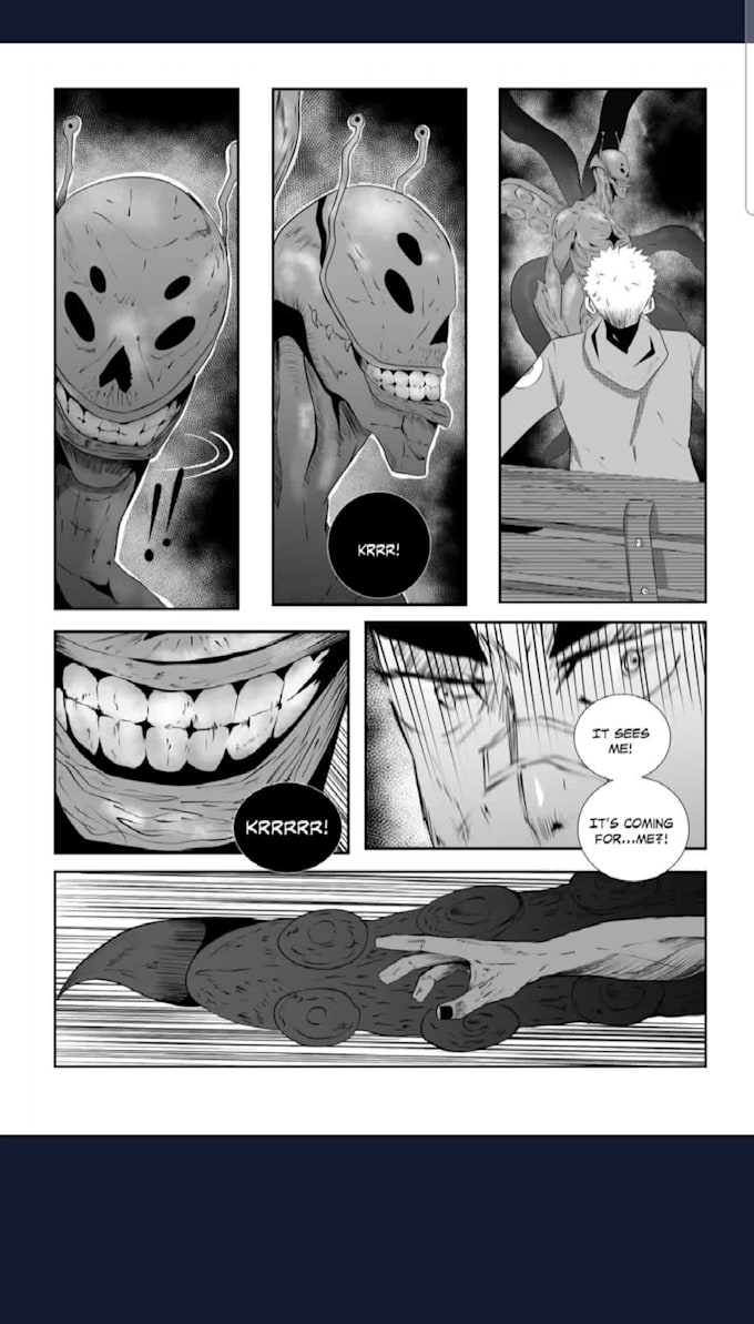 draw manga pages or comic page