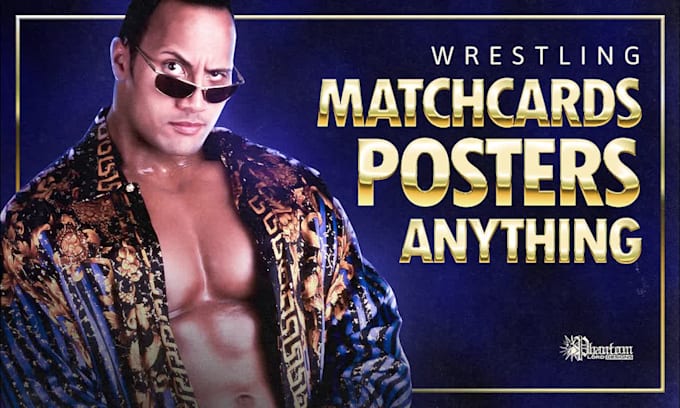 design wrestling posters, matchcards or anything