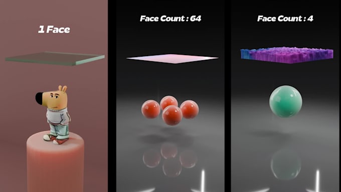 create satisfying physics simulation shorts for social media