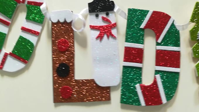 make handmade custom christmas staffs