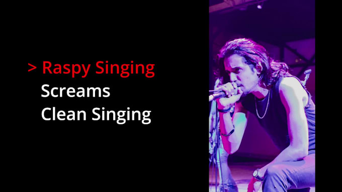 be your powerful sounding metal and rock singer