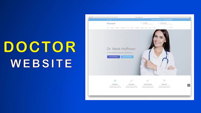 provide healthcare web development solutions using wordpress