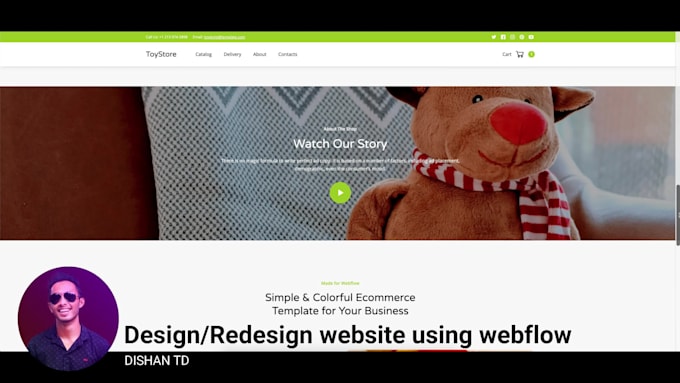 design redesign website with webflow platform