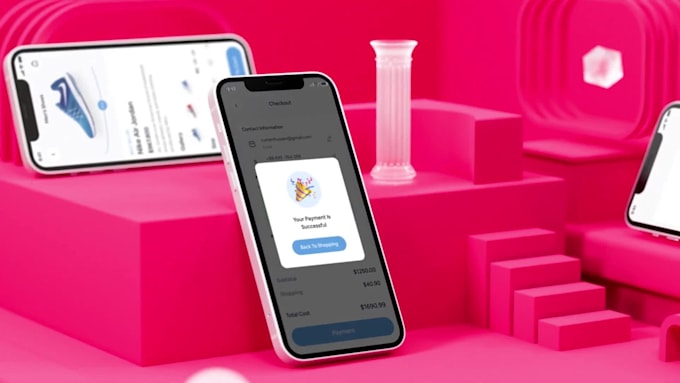 create ui animation videos for apps, website, dashboard