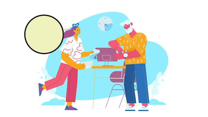 create a 2d animation explainer video