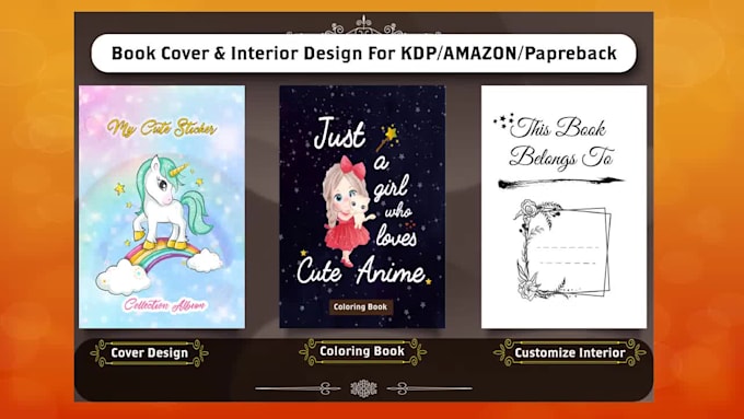 create customize book interior for KDP, print ready, amazon